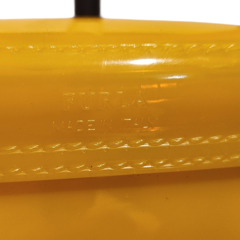 Furla Mini Jelly Yellow and Pink Women's Bag - Picture 3 of 5